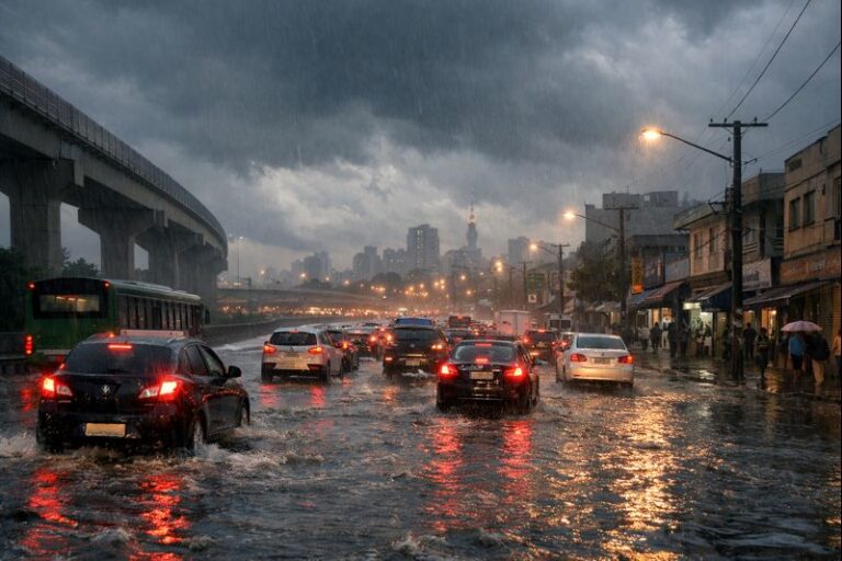 SP entra em atenção para alagamentos na Zona Leste, Centro e Norte