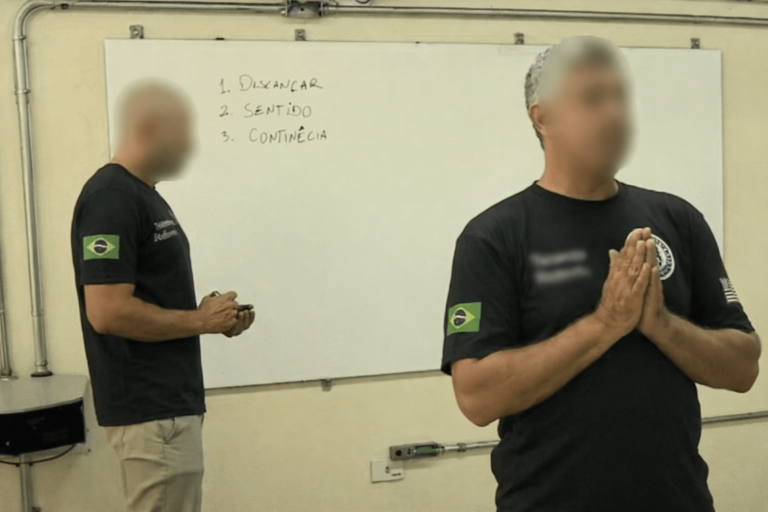 Escola cívico-militar em Caçapava registra erros ortográficos em atividade conduzida por monitores