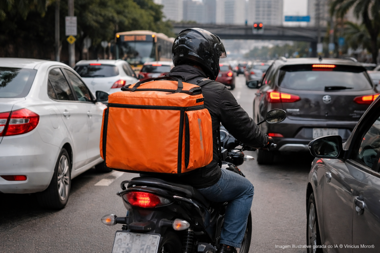 Motociclistas com carteira assinada passam a receber adicional de periculosidade a partir desta sexta-feira
