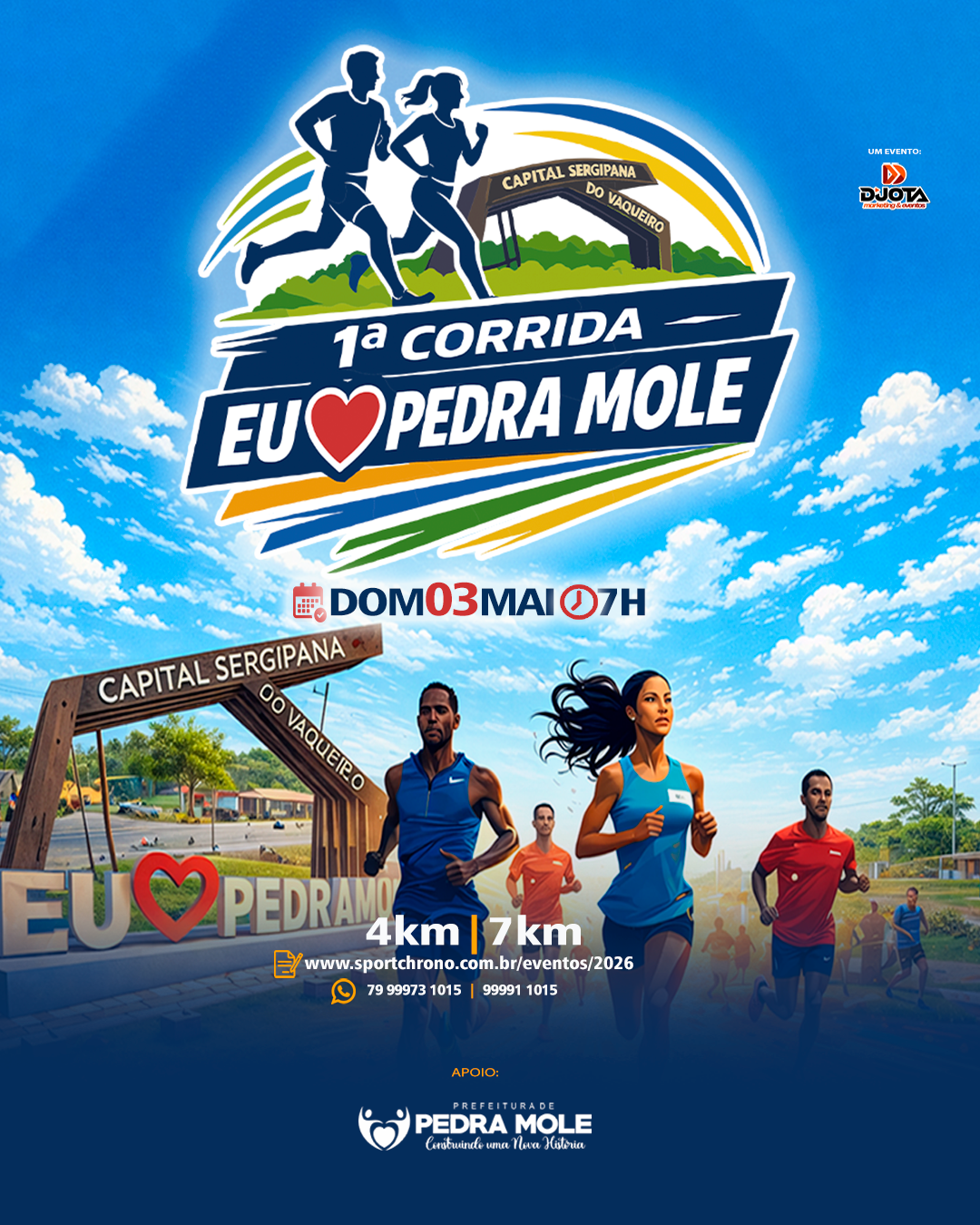 corrida de pedra mole